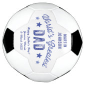 De grootste vader en persoonlijke boodschap ter we voetbal (Gedraaid)