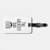 De grootste vader ooit met Mustache Bagagelabel (Achterkant horizontaal)