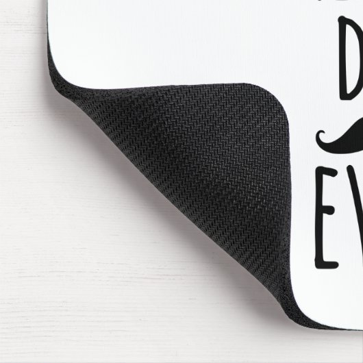 De grootste vader ooit met Mustache Muismat (Hoek)