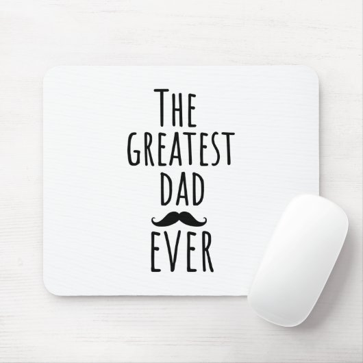 De grootste vader ooit met Mustache Muismat (Met muis)