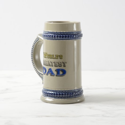 De grootste vader ter wereld bierpul (Voorkant links)