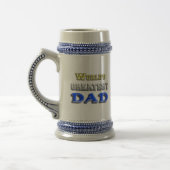 De grootste vader ter wereld bierpul (Links)