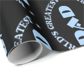 De grootste vader ter wereld cadeaupapier (Rol Hoek)