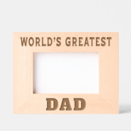 De grootste vader ter wereld gegraveerde lijstjes