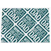 De grootste vader ter wereld groot cadeauzakje (Voorkant)