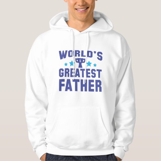 De grootste vader ter wereld hoodie (Voorkant)
