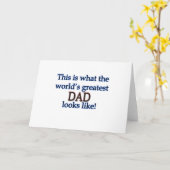 De grootste vader ter wereld kaart (Gele Bloem)