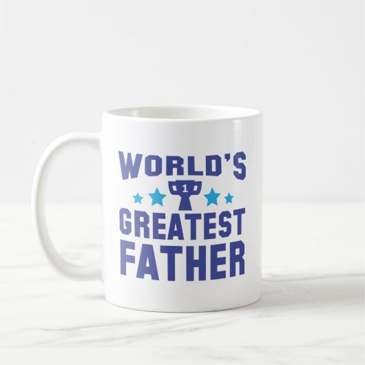 De grootste vader ter wereld koffiemok (Links)