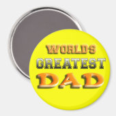 De grootste vader ter wereld magneet (Voorkant / Achterkant)