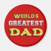 De grootste vader ter wereld magneet (Voorkant)