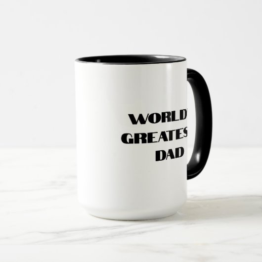 De grootste vader ter wereld mok (Voorkant rechts)