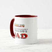 De grootste vader ter wereld mok (Voorkant links)