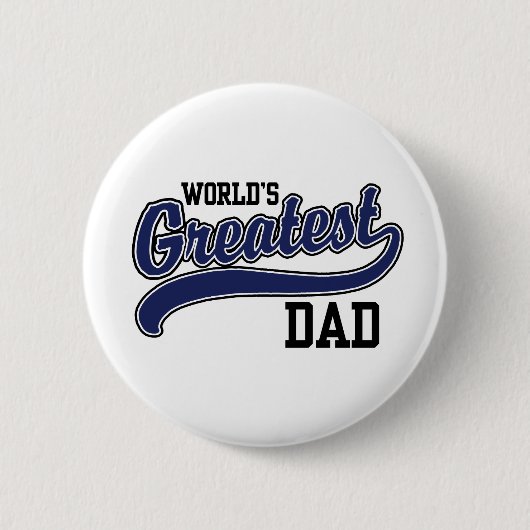 De grootste vader ter wereld ronde button 5,7 cm (Voorkant)