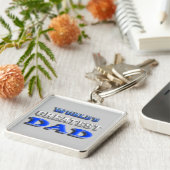 De grootste vader ter wereld sleutelhanger (Zijkant)