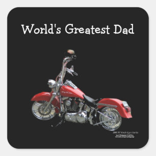 De grootste vader ter wereld - Square Sticker