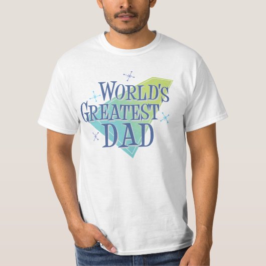 De grootste vader ter wereld t-shirt (Voorkant)