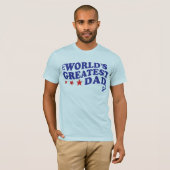 De grootste vader ter wereld t-shirt (Voorkant volledig)