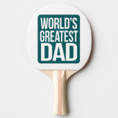 De grootste vader ter wereld tafeltennisbatje (Voorkant)