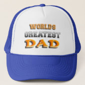 De grootste vader ter wereld trucker pet (Voorkant)