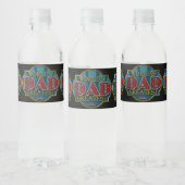 De grootste vader ter wereld | Vaderdag Cadeau Waterfles Etiket (Flessen)