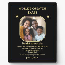 De grootste Vaderdag Foto van papa ter wereld