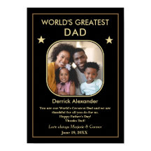 De grootste Vaderdag Foto van papa ter wereld