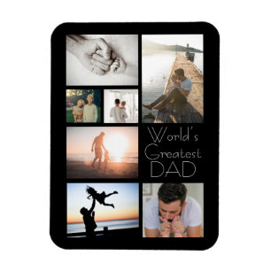 De grootste vaders familie ter wereld Kind 7 Foto  Magneet