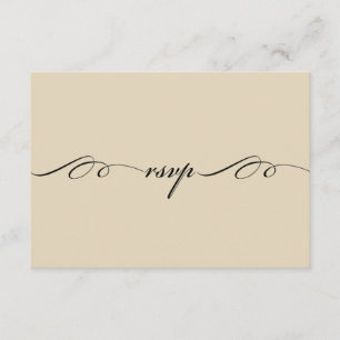 De grootste van deze is een Love Response Card RSVP Kaartje