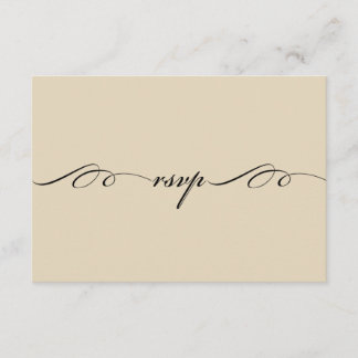 De grootste van deze is een Love Response Card RSVP Kaartje