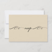 De grootste van deze is een Love Response Card RSVP Kaartje (Voorkant)