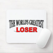 De grootste verliezer ter wereld muismat (Met muis)
