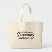 De grootste Vet Tech ter wereld Grote Tote Bag (Voorkant)