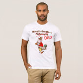 De grootste visser ter wereld vader t-shirt (Voorkant volledig)
