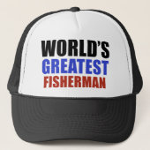 De grootste VISSERS ter wereld Trucker Pet (Voorkant)