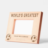 De grootste Voetbal coach ter wereld Gegraveerde Lijstjes (Links)