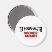 De grootste Voetbal coach ter wereld Magneet (Voorkant / Achterkant)