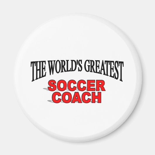 De grootste Voetbal coach ter wereld Magneet (Voorkant)