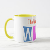 De grootste vrouw van Retro World Mok (Links)