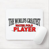 De grootste waterpoospeler ter wereld muismat (Met muis)