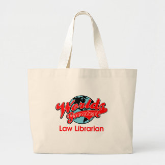 De grootste wet van de wereld - Librarian Grote Tote Bag