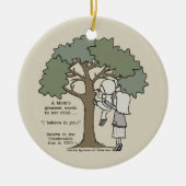 De grootste woorden van mama keramisch ornament (Voorkant)