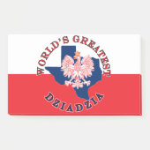 De grootste ziadzia ter wereld post-it® notes (Voorkant)