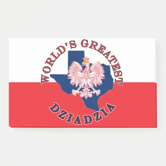 De grootste ziadzia ter wereld post-it® notes (Voorkant)
