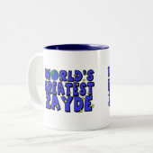 De grootste zonde ter wereld tweekleurige koffiemok (Voorkant links)