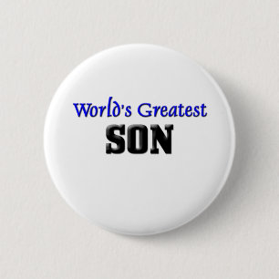 De grootste zoon ter wereld ronde button 5,7 cm