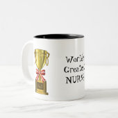 De grootste zuster ter wereld! mok beer koffie (Voorkant links)