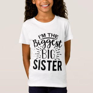 De grootste zuster-woordkunst t-shirt