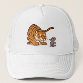 "De grootte schrikt me niet af - Mouse vs Tiger Sh Trucker Pet