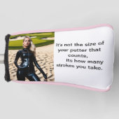 De grootte van uw putter golfheadcover (Voorkant)