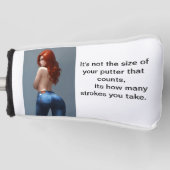 De grootte van uw putter golfheadcover (Voorkant)